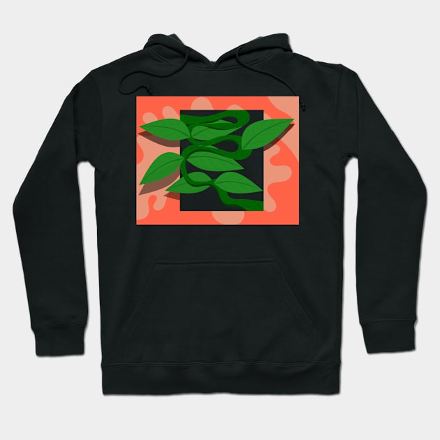 Plant & Wall Hoodie by Ytkz